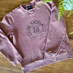 Club Monaco Logo Crewneck Sweater